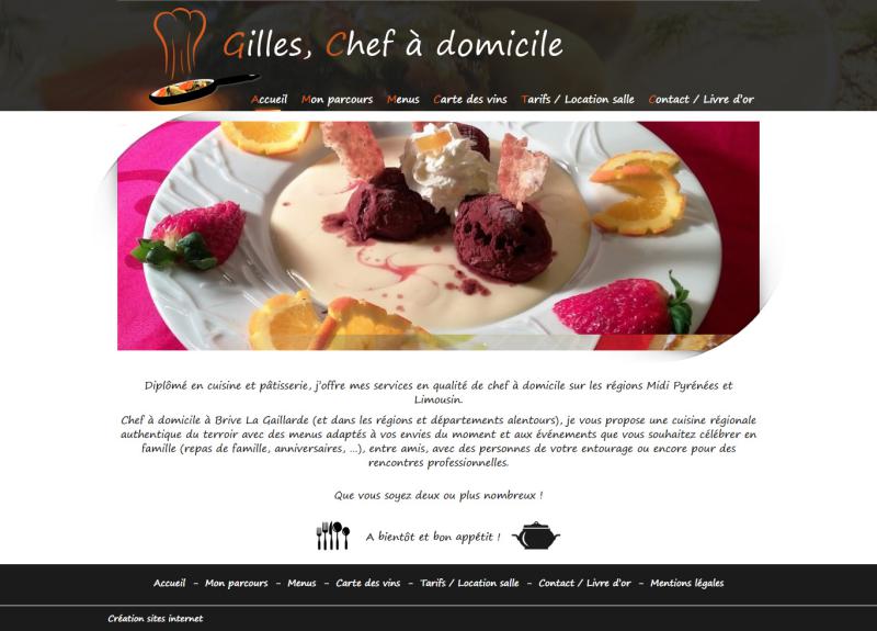 Gilles, chef à domicile