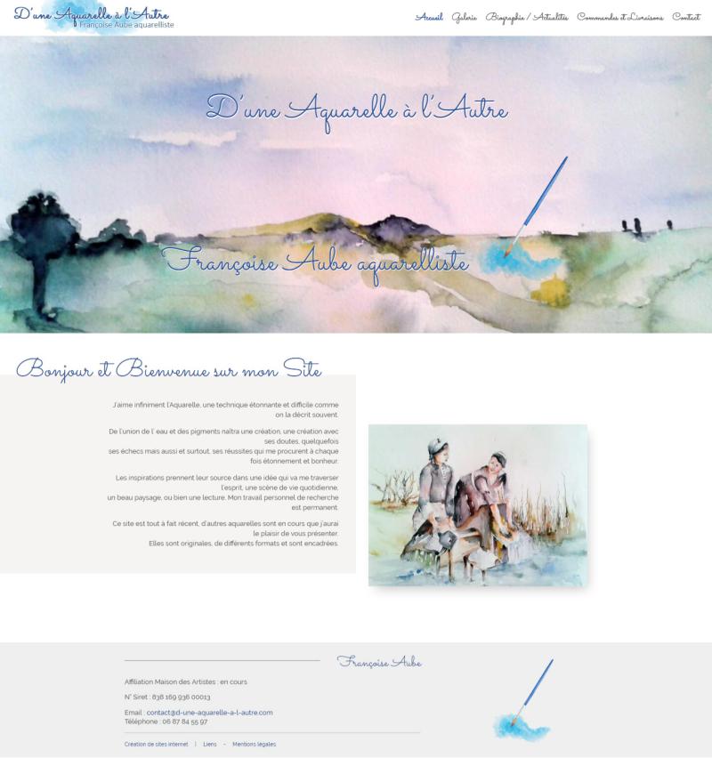 D&rsquo;une aquarelle à l&rsquo;autre