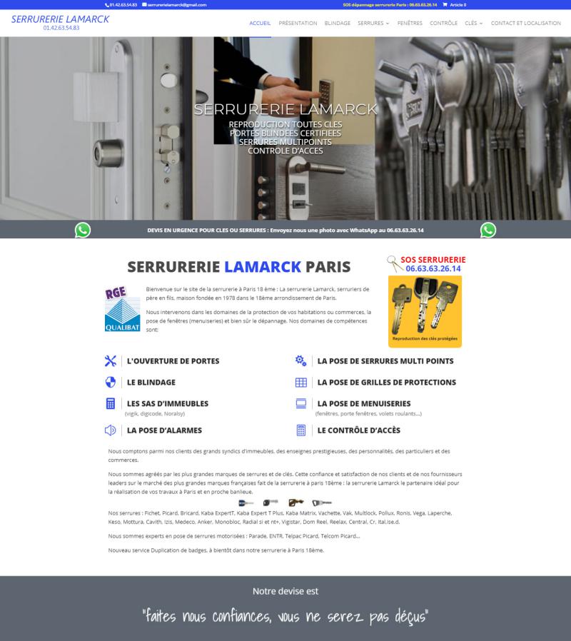 Serrurerie Lamarck Paris