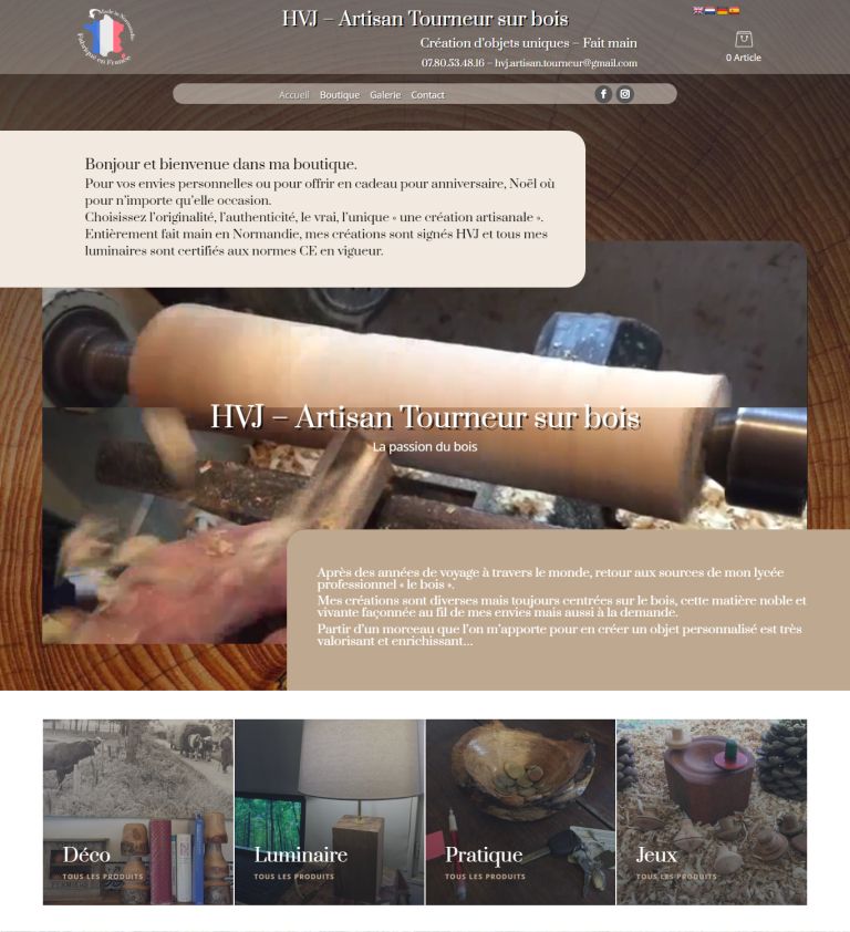 HVJ Artisan Tourneur sur bois