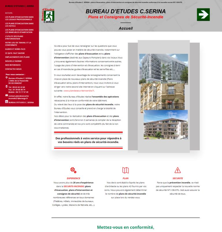 Plans d&rsquo;évacuation